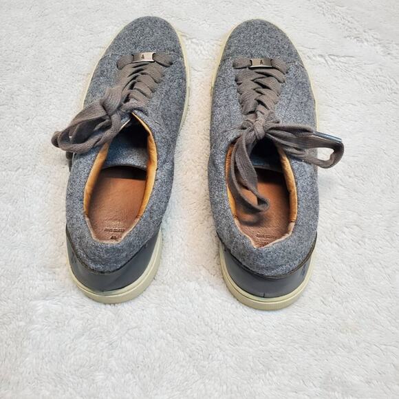 Frye Gray Ivy Low Lace Wool Blend Casual Bohemian Classic Sneakers Shoes Women 8 - Picture 6 of 10